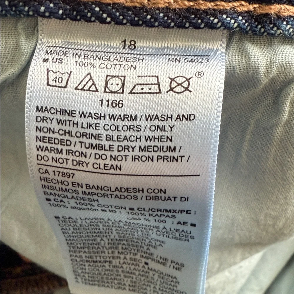 Old Navy Size 18 Women’s SKY-HI STRAIGHT Dark Blue Relaxed Jeans. - Picture 9 of 9